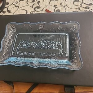 Last Supper Butter Dish.